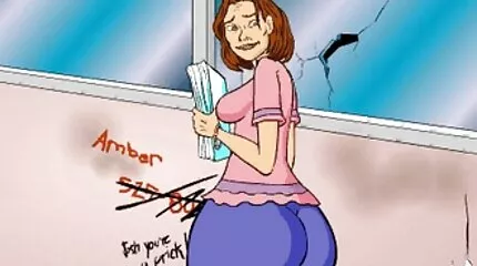 Rødhåret Skolepige dansk pronofilm mestre køn.